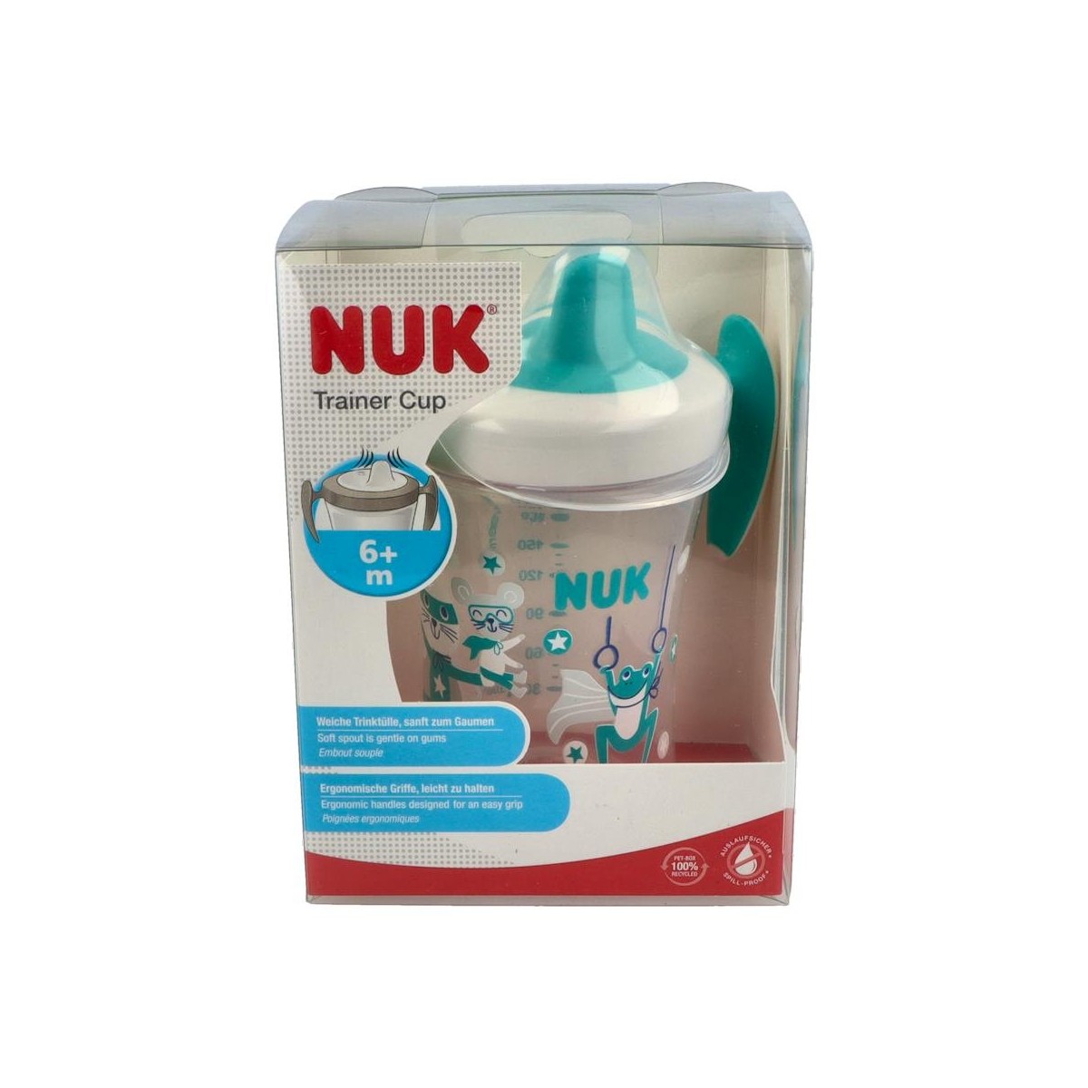 TAZA BEBEDOR MINI CUP NUK TRAINER CUP 6M+