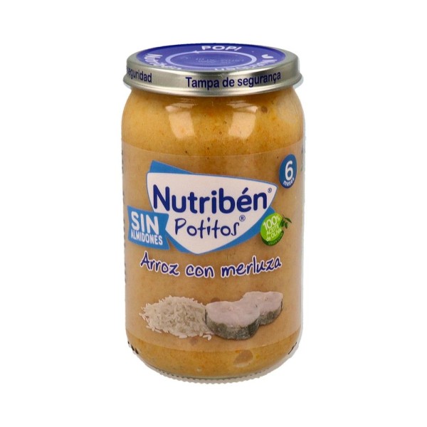 NUTRIBEN POTITO SUPREMA MERLUZA ARROZ 235 G +6 M