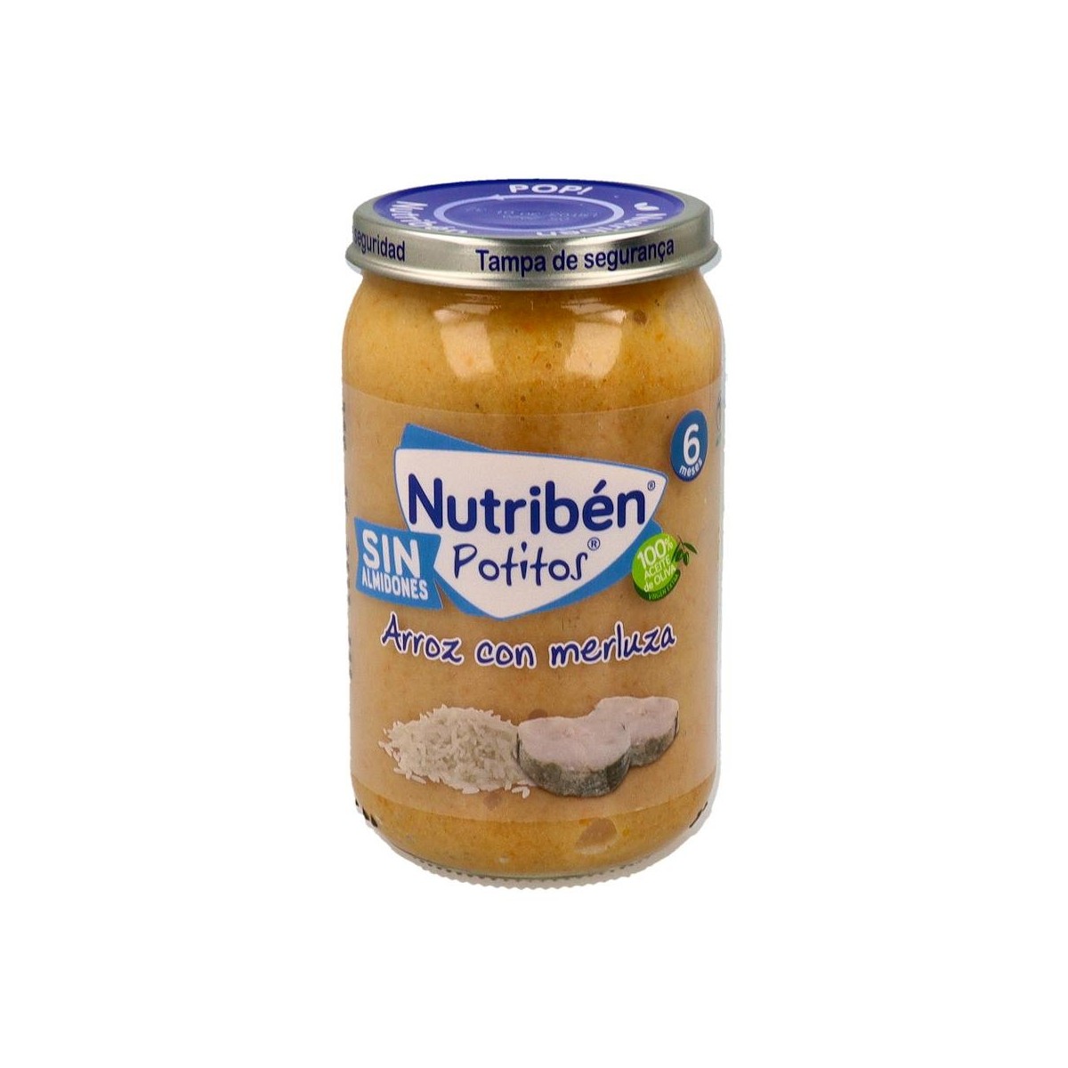 NUTRIBEN POTITO SUPREMA MERLUZA ARROZ 235 G +6 M