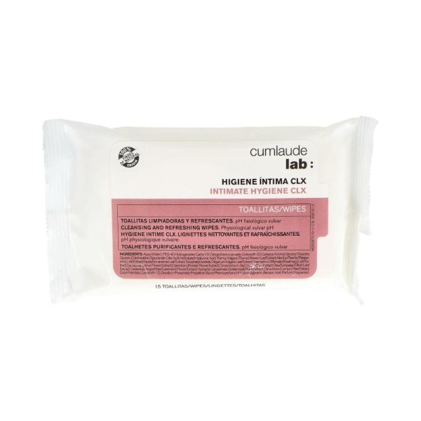 CUMLAUDE TOALLITAS INTIMA CLX 15 UDS
