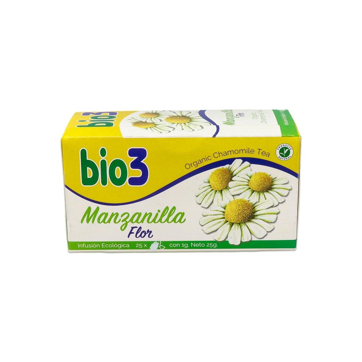 MANZANILLA BIO 3 INFUSION 25 BOLS