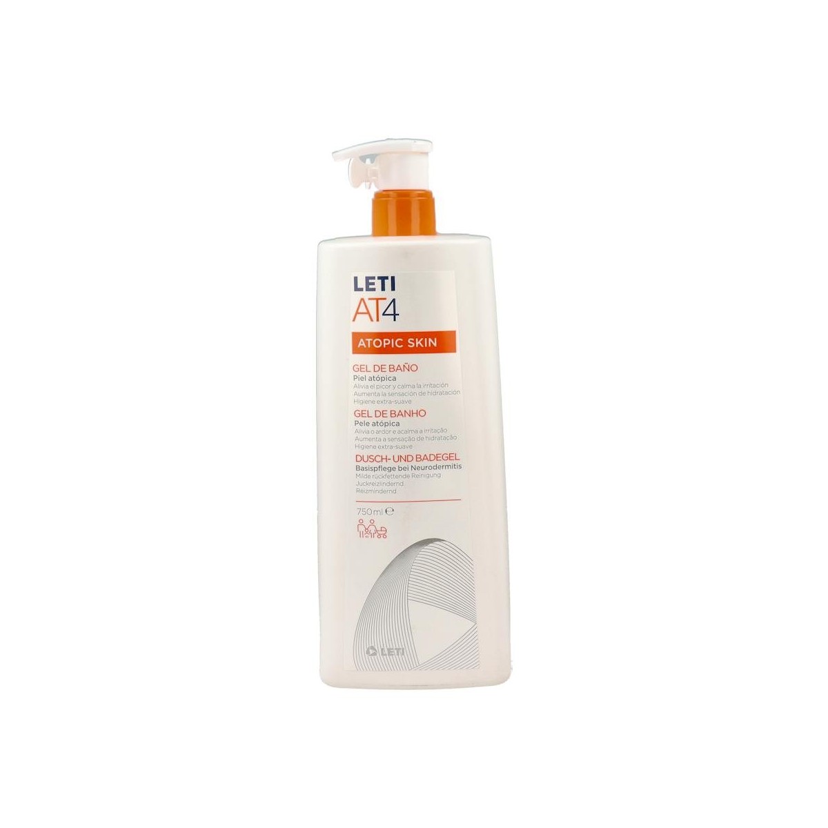 LETI AT4 GEL BAÑO DERMOGRASO 750 ML