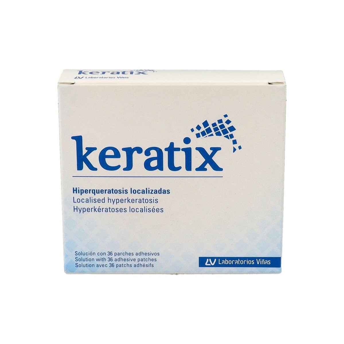 KERATIX SOLUCION 25% SALIC + 36 PARCHES ADH
