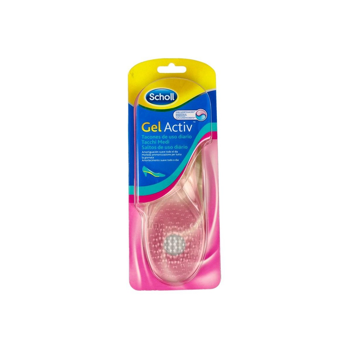 PLANTILLAS SCHOLL GEL ACTIV TACON DIARIO