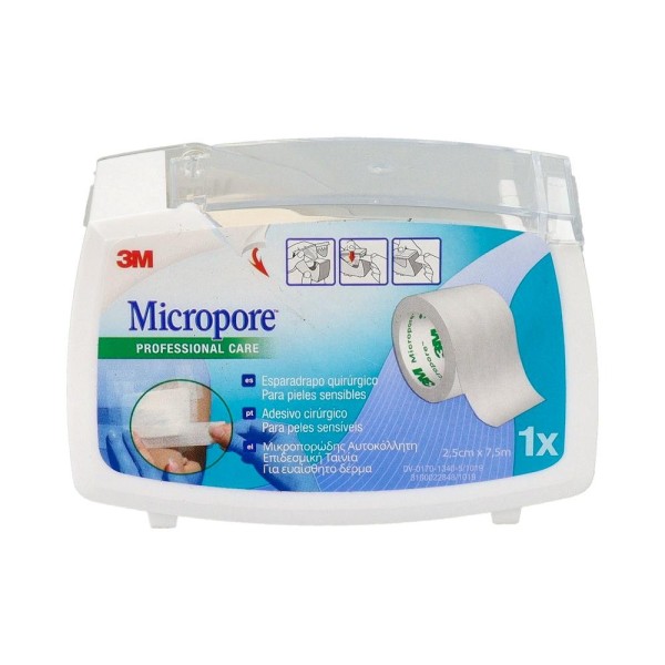 ESPARADRAPO MICROPOR BLC PORTAR 7,5MX2,5CM
