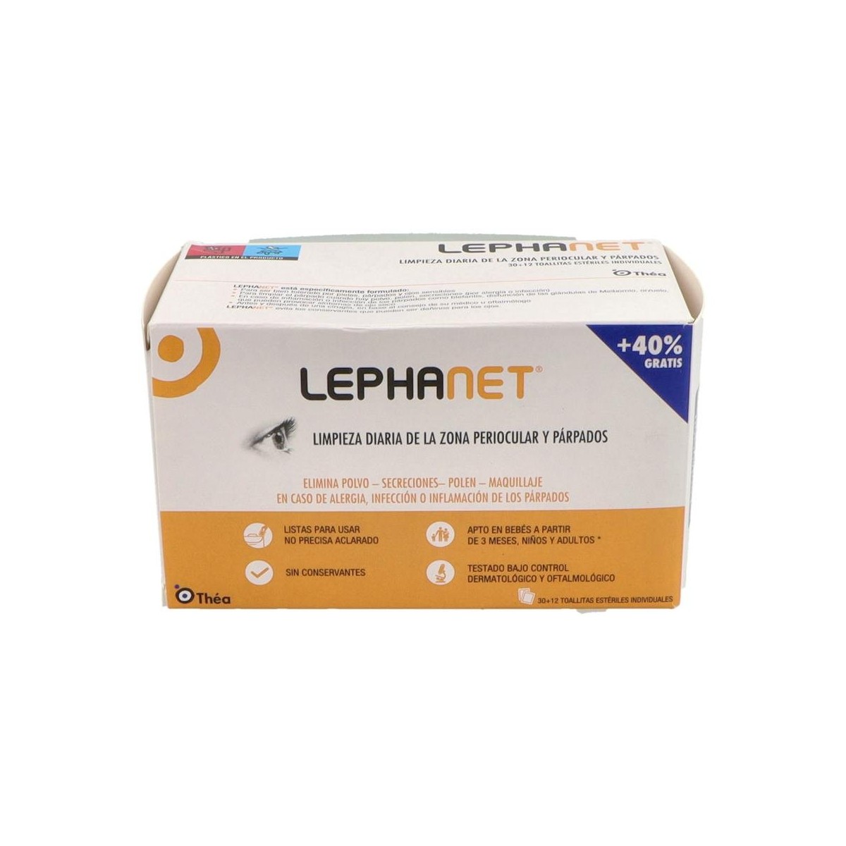 LEPHANET TOALLITAS OJOS ESTERIL 30 U