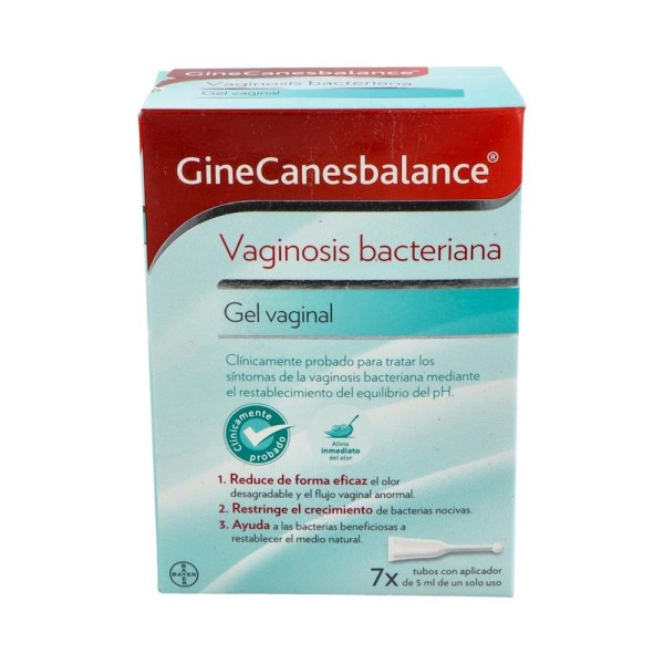 GINECANESBALANCE GEL VAGINAL 7 TUBOS 5 ML