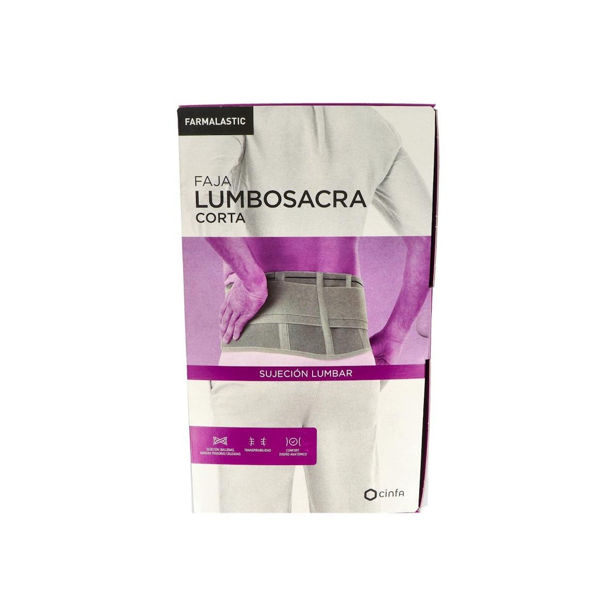 FAJA FARMALASTIC LUMBAR DOB/REFUER T 2 99-127 GRIS