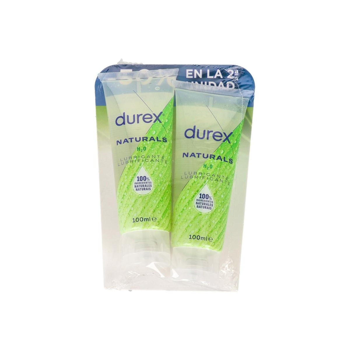 DUREX DUPLO NATURAL GEL 100M 2ª 50%