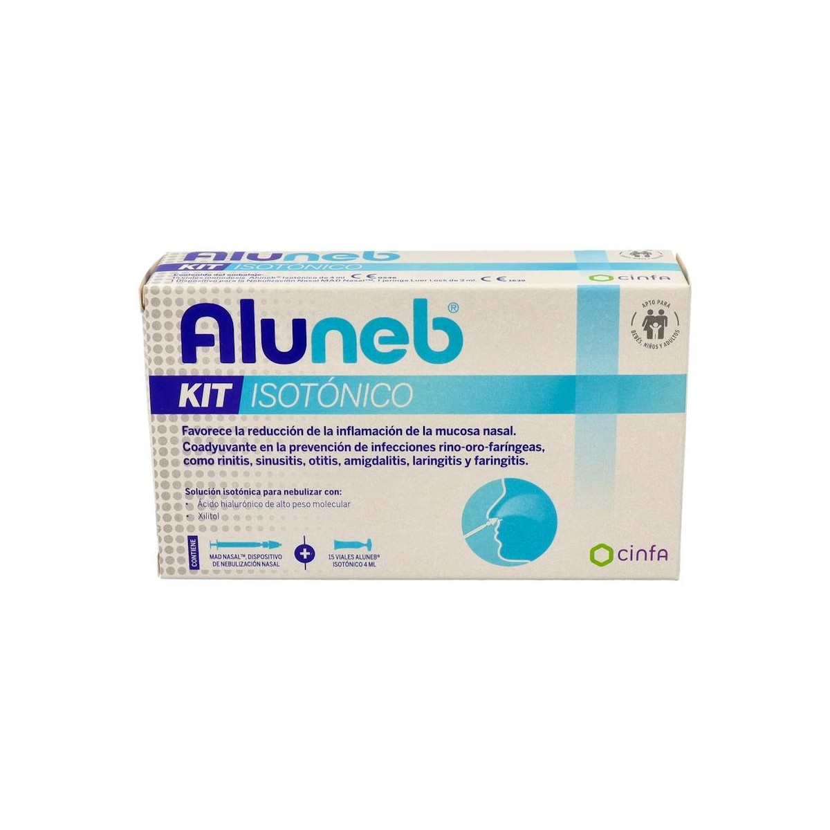 ALUNEB KIT ISOTONICO 15 VIALES 4 ML