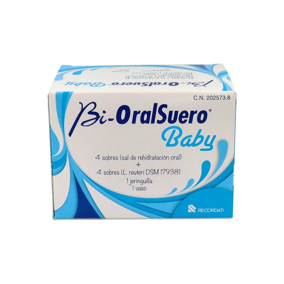 BIORALSUERO BABY 4+4 SOBRES + VASO DOSIFICADOR...