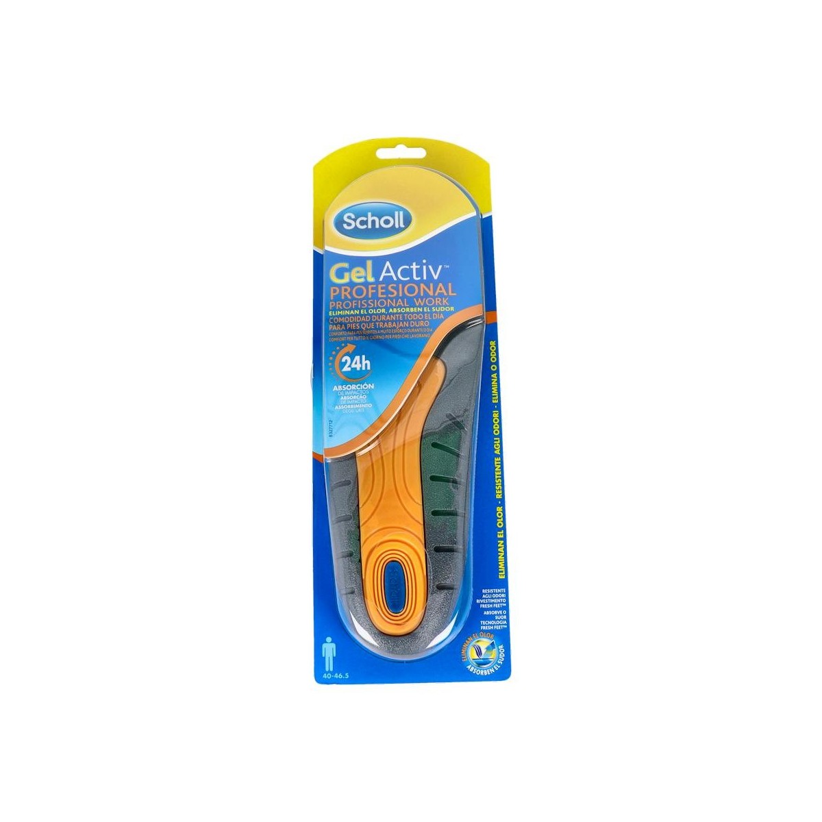 PLANTILLAS SCHOLL GEL ACTIV PROF.HOMBRE