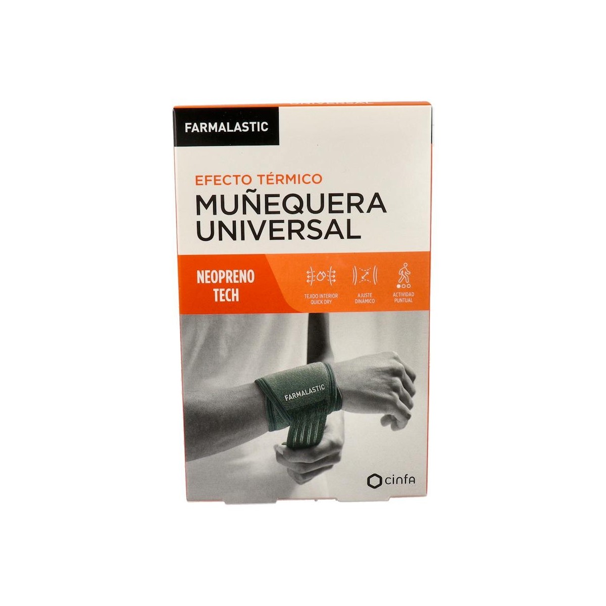 MUÑEQUERA FARMALASTIC NEOPRENO T-U