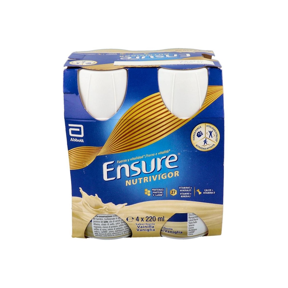 ENSURE NUTRIVIGOR VAINILLA 4X220 ML