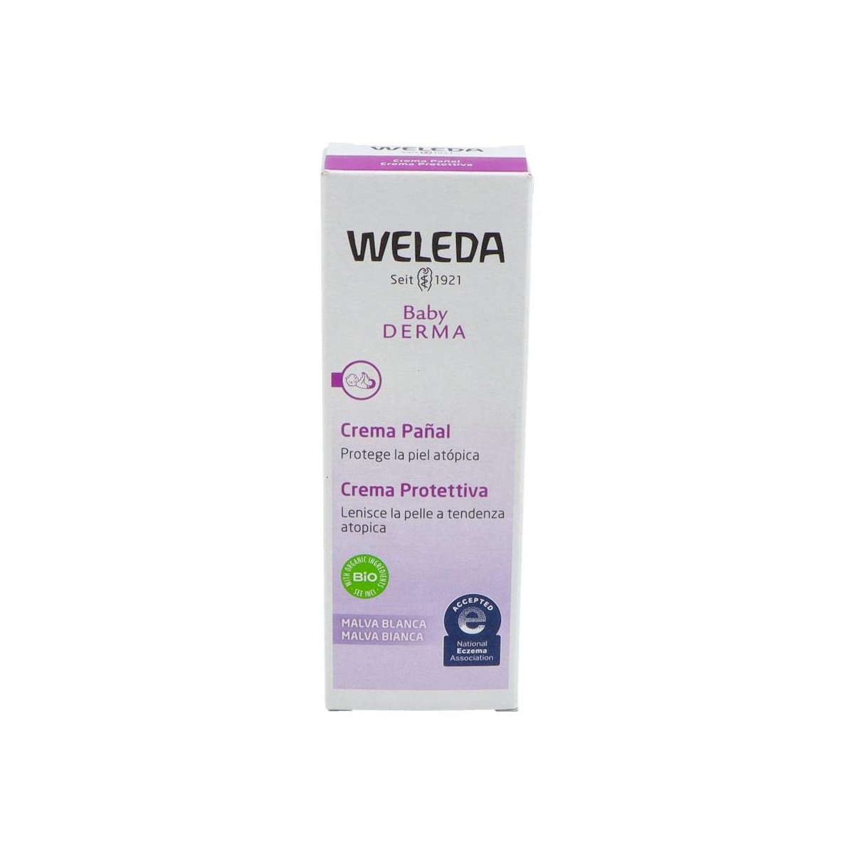 WELEDA CREMA DE PAÑAL MALVA BLANCA BEBE-DERMA...