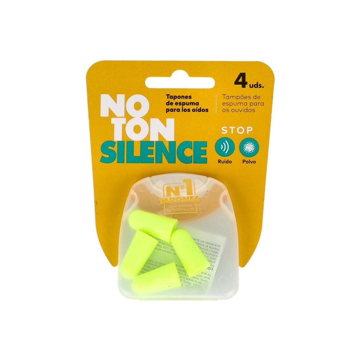TAPON OIDO NOTON BALA PU 2PARES