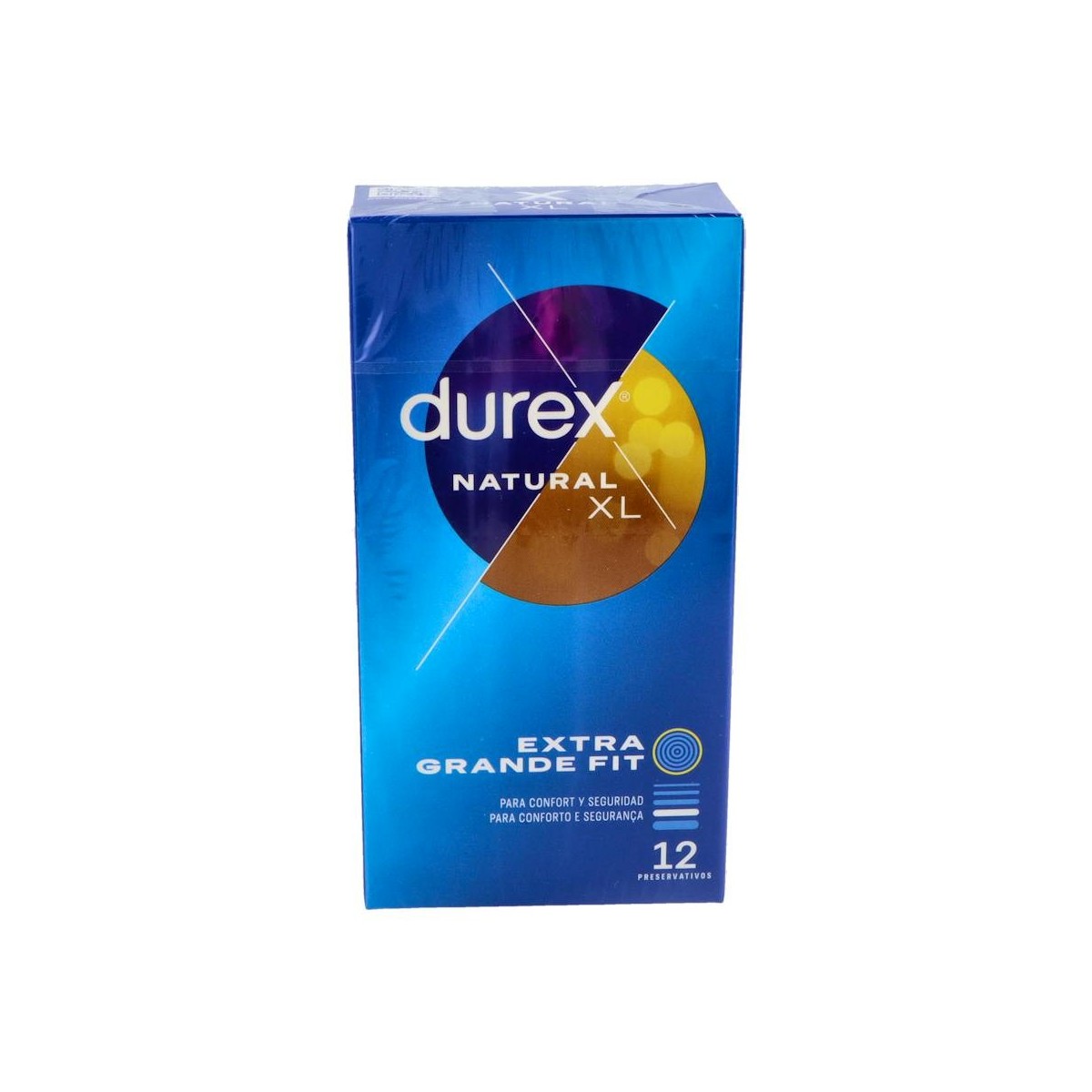 PROFILACTICO DUREX NATURAL XL 12 U