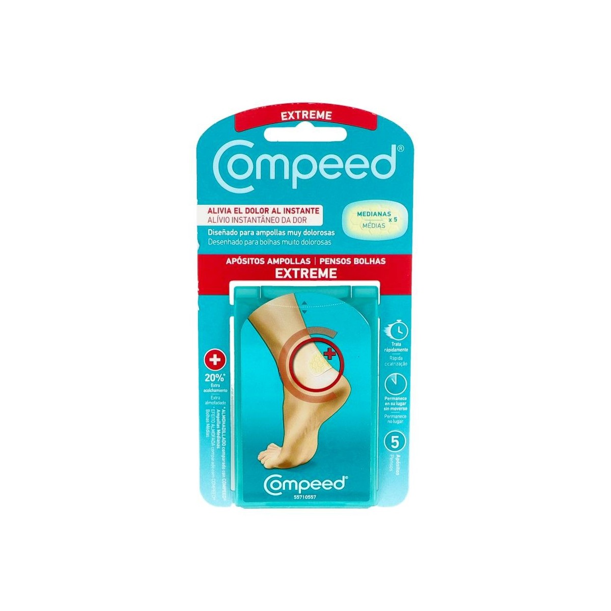 COMPEED AMPOLLAS EXTREME MED 5 UN