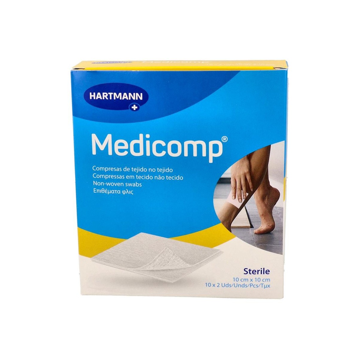 GASA MEDICOMP EST SUAVE 10X10CM 20U