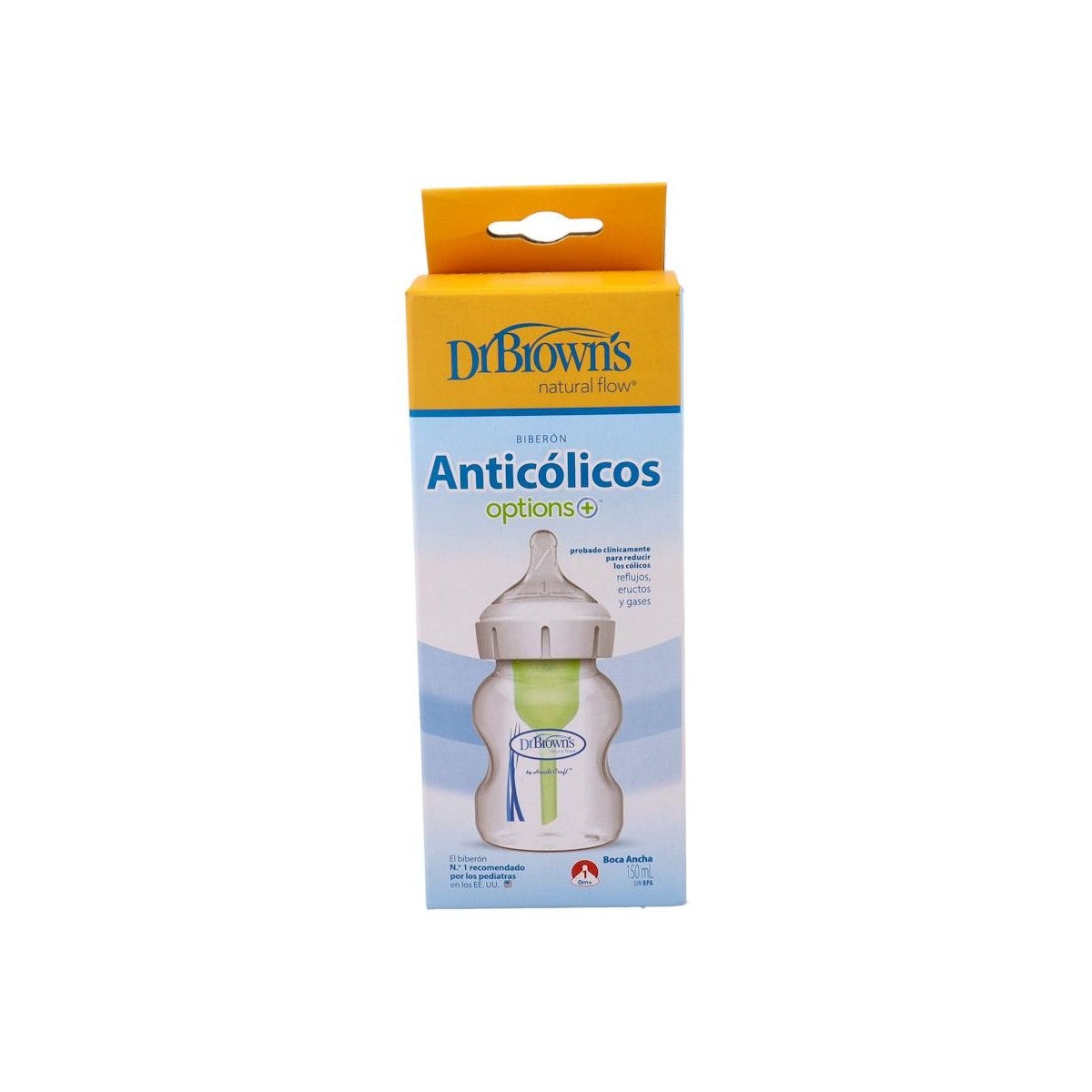 BIBERON DR BROWN'S PP B-ANCH ANTICOL 0M+ 150 ML